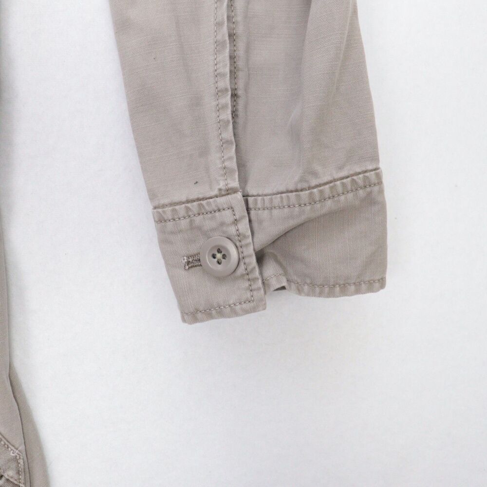 J Crew Women's Jacket Gray Full Zip Field‎ Hiking Gorpcore Outdoors Cinch Waist - Picture 5 of 9